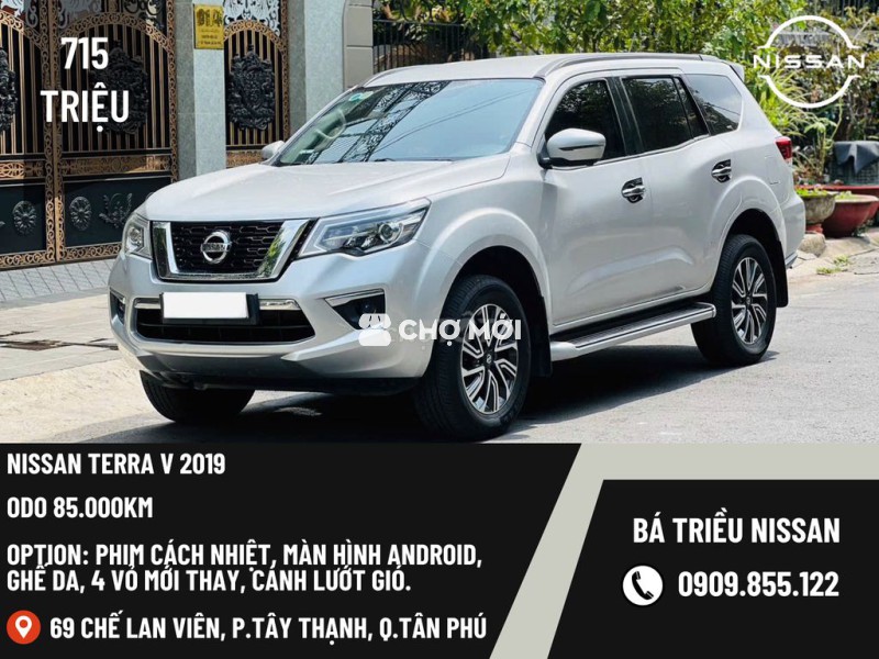 Nissan Terra V 2019 4WD bản full xe đẹp - 85000 km