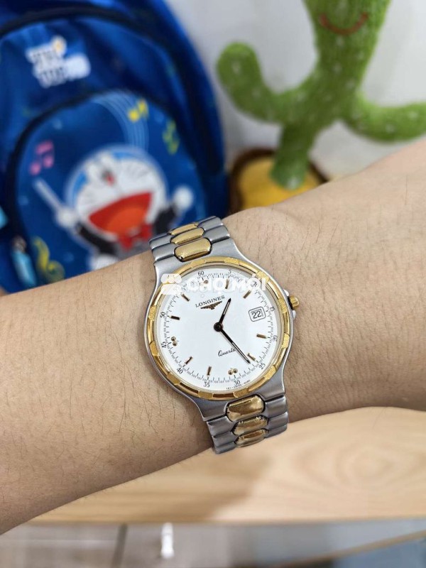 Đồng Hồ LONGINES Conquest L1.614.3 Gold 34mm Pin