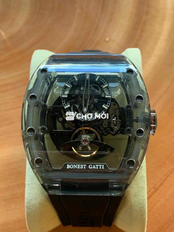 đồng hồ trong suốt chánh hảng phôm thùng rượu