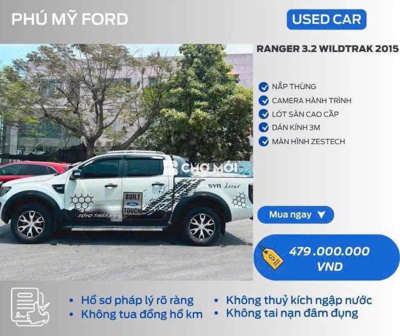 Ford Ranger 2015 Wildtrak 3.2 4x4 AT - 144000 km