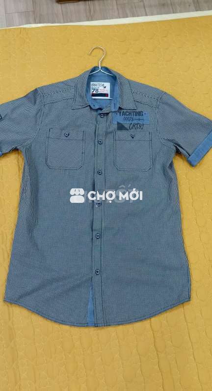 Sơ mi Nautical size S châu Âu duới 70kg mặc đẹp