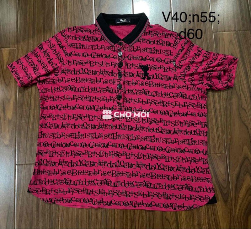 áo thun nữ Japan si v40;n55;d60