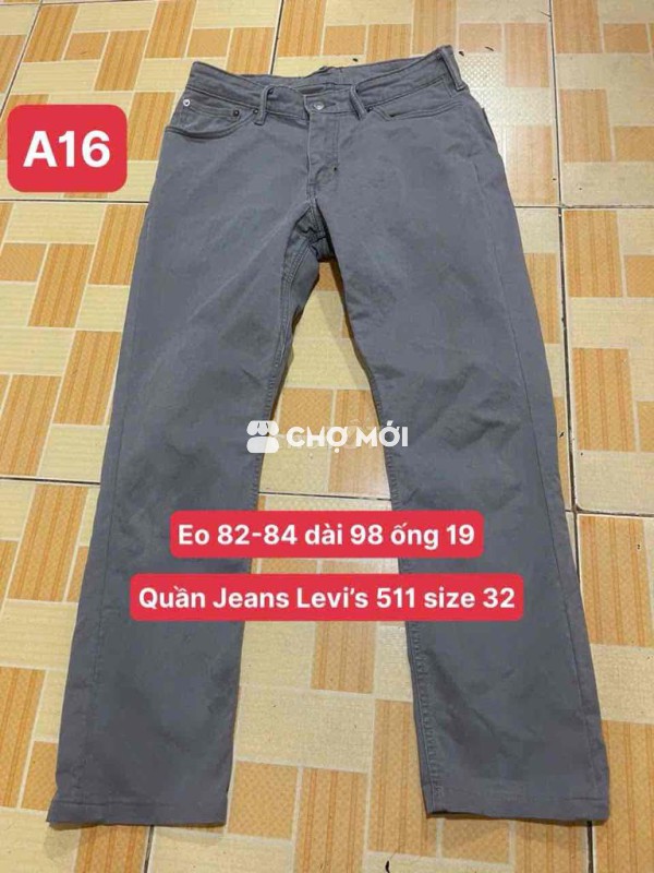 Quần Jeans Levi’s 512 size 32