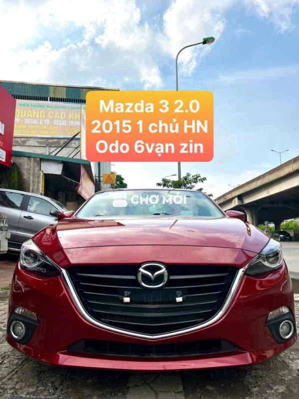 Mazda 3 2015 2.0 AT Sedan 1 chủ HN - 63000 km zin
