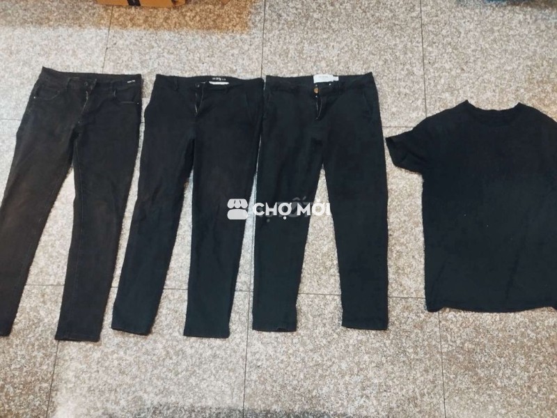 3 Quần Jean Nam màu đen Size 30