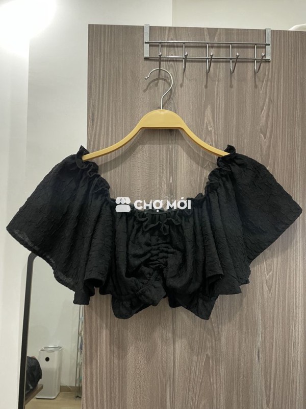 Áo croptop thời trang có dây rút ở ngực