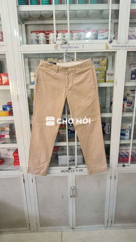 Quần kaki Polo raph lauren màu be đất