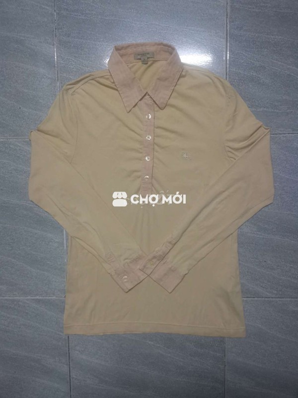 Polo Burberry London UK Vàng Nhạt Vintage form M