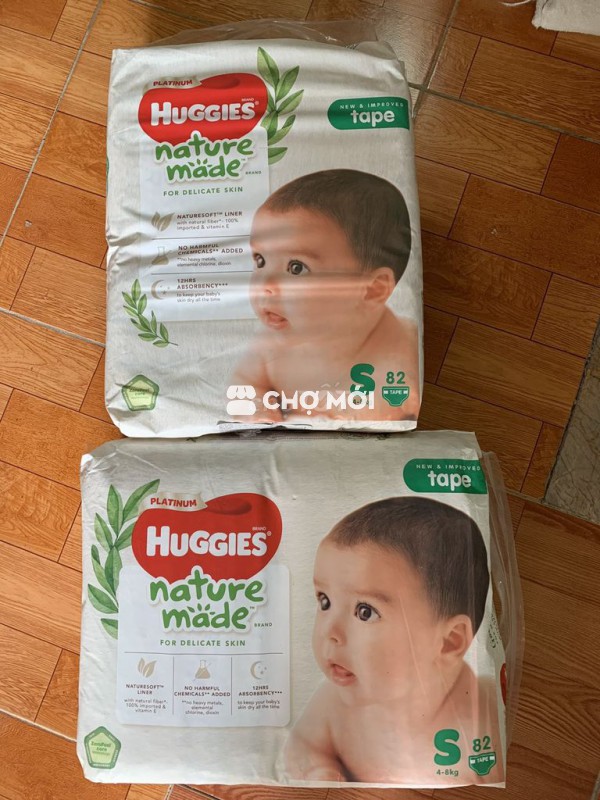 Bỉm huggies nature made size S