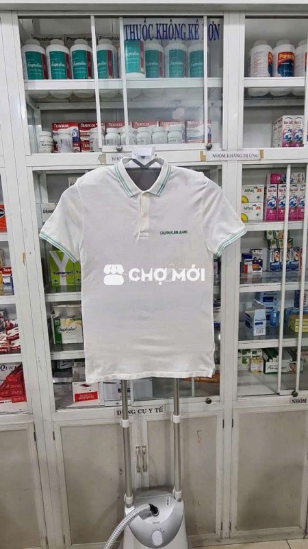 Áo thun Calvin klein màu trắng phối
