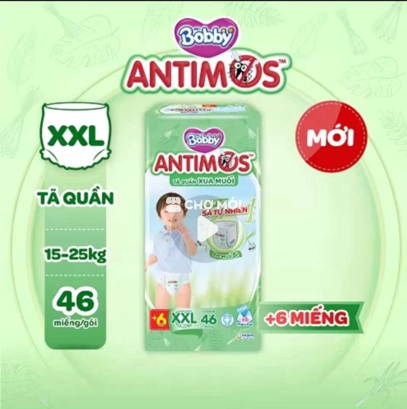 Tã bobby xua muỗi đủ size