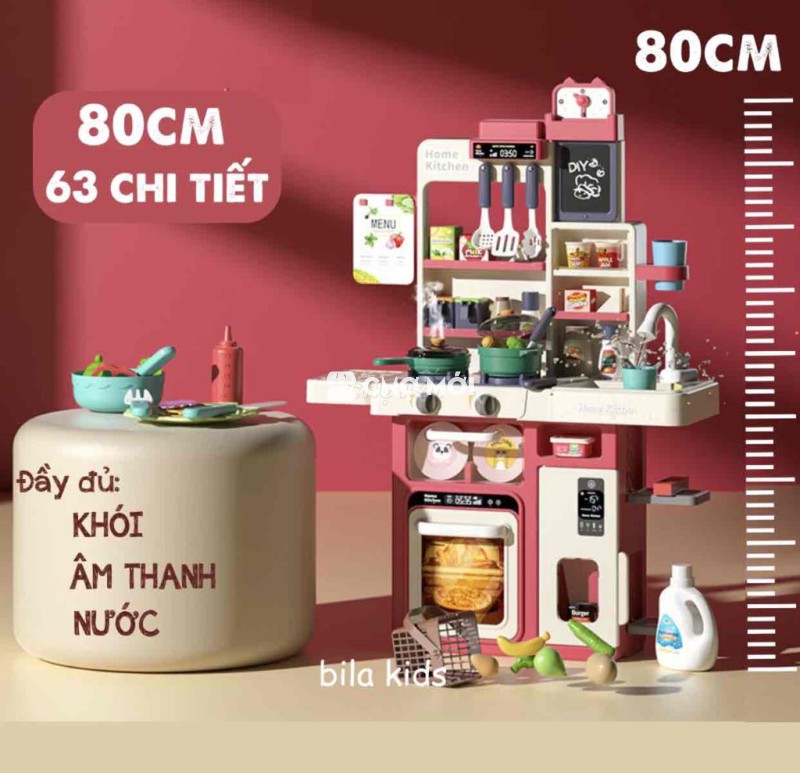mình có dư bộ đồ chơi nấu ăn lớn 80cm mới pas ạ