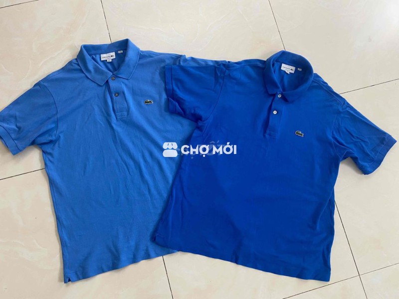 2 Áo Polo Lacoste Chính Hãng Size 6 từ 80kg—85kg