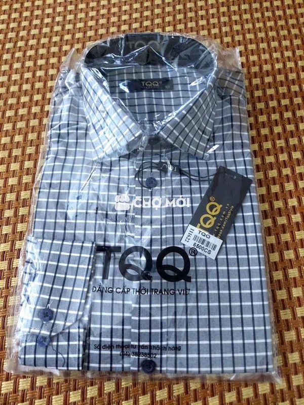 Áo kẻ nam size 40