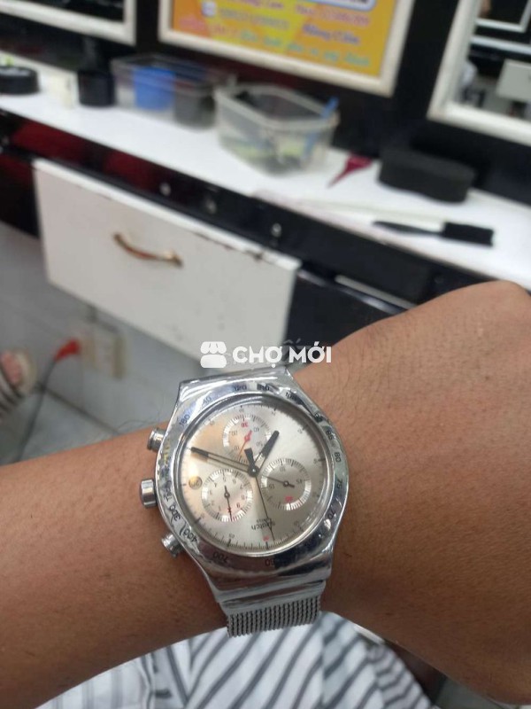 Swiss thụy sĩ 6kim thép sáng bóng sise 40