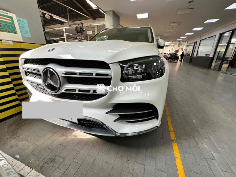 Mercedes Benz GLS 450 trắng kem siêu lướt