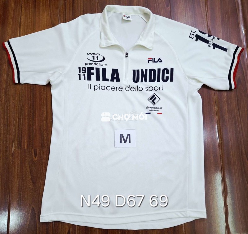Áo thun cổ bẻ fila