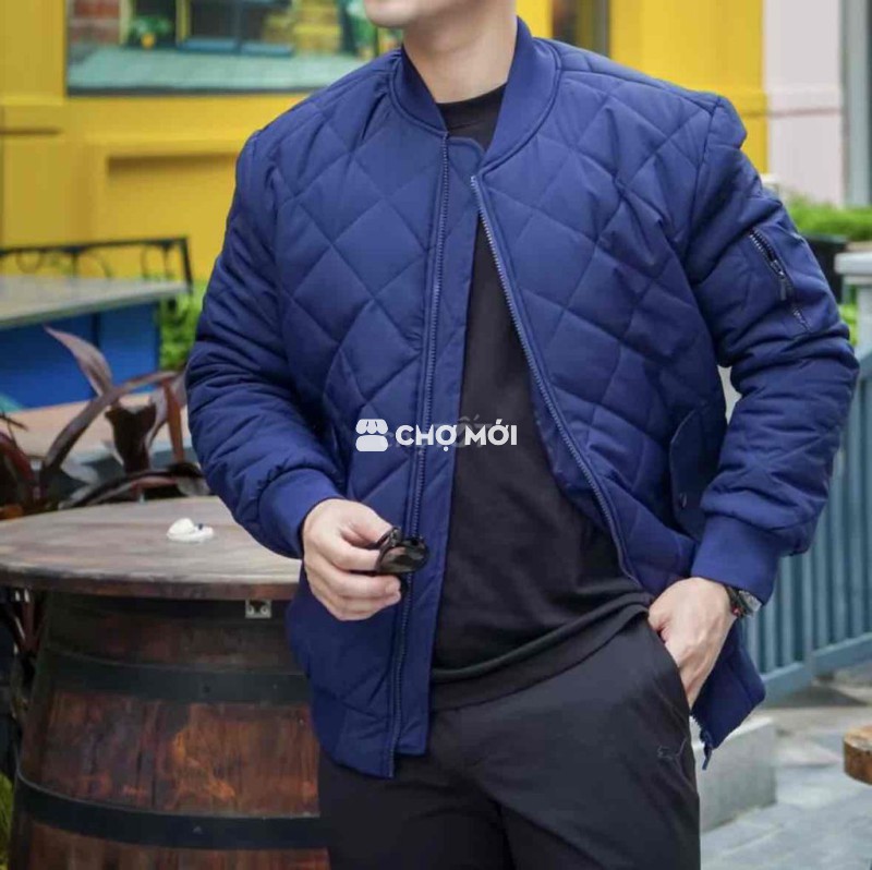 Áo Khoác Bomber Rafa Xanh Than