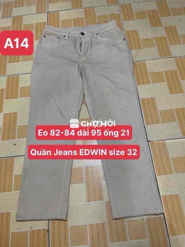 Quần Jeans EDWIN size 32