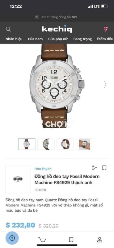 Đồng Hồ Fossil chính hãng