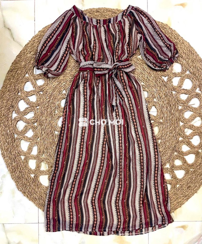 Đầm maxi cổ thuyền size L