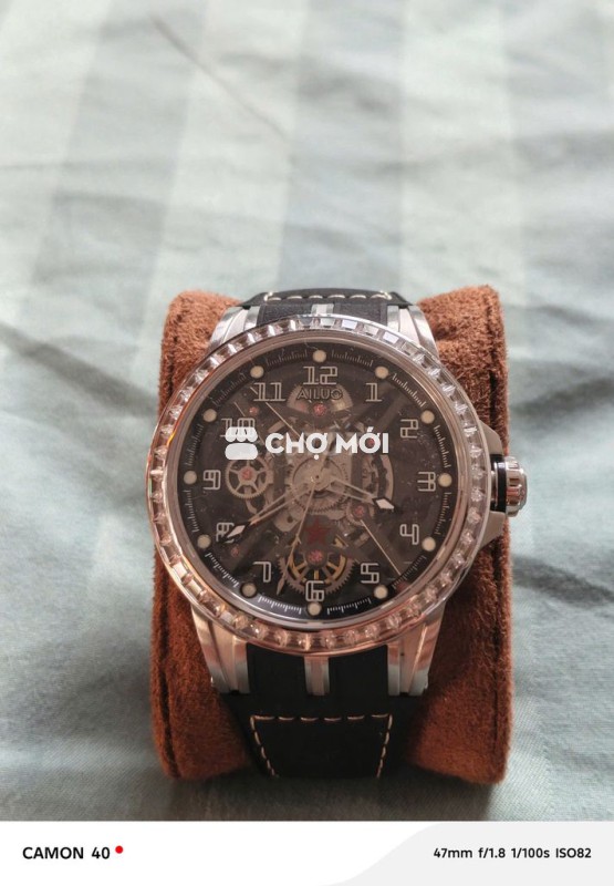 đồng hồ tự đông chánh hảng đẹp lộ máy