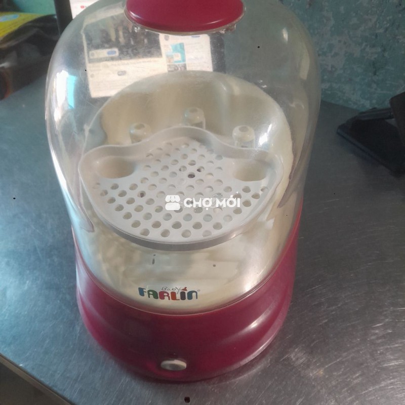 Máy tiệt trùng bình sữa farlin 6 bình