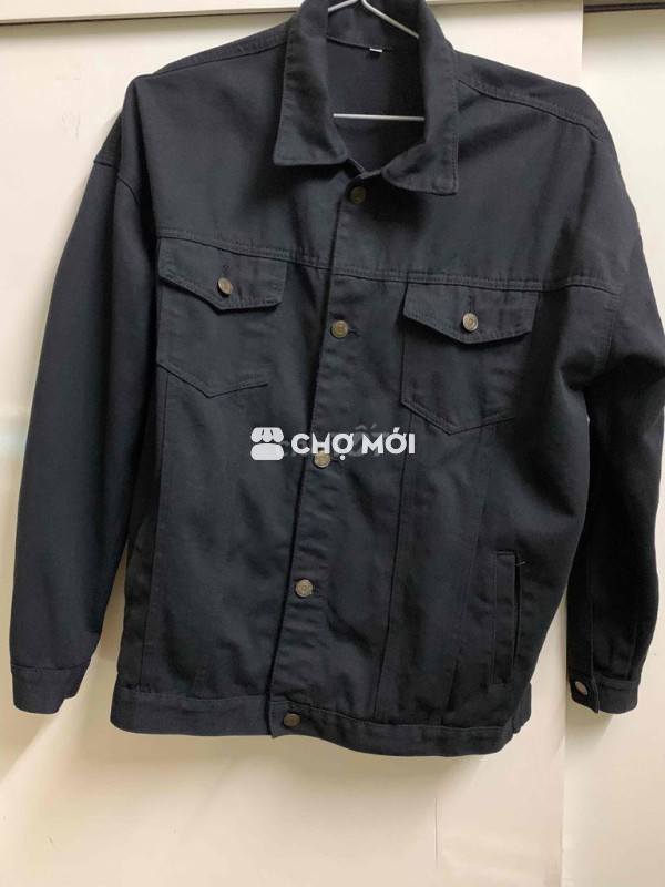 Áo Khoác Jeans Đen