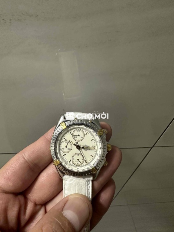 Đồng hồ Breitling Nam, thép trắng