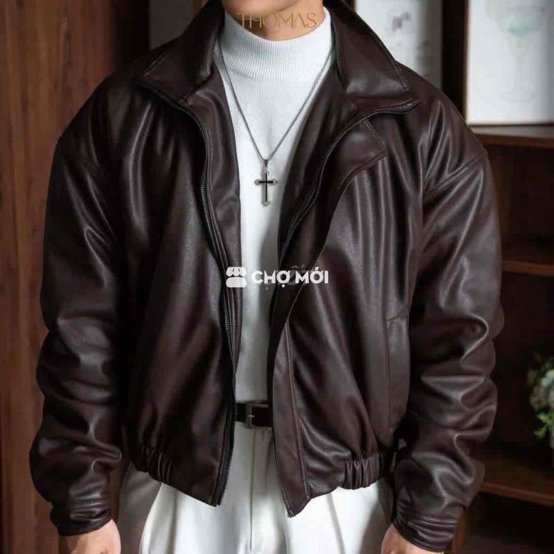 Áo khoác da Thomas Henry Leather Jacket