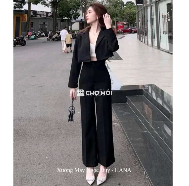 Bộ vest nữ HANA màu đen