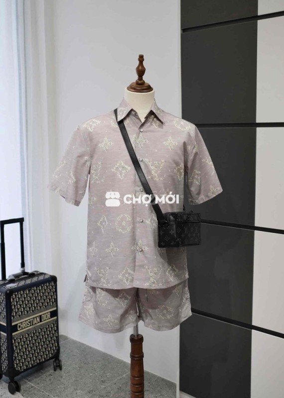 Bộ Lụa Nam LV Cao Cấp