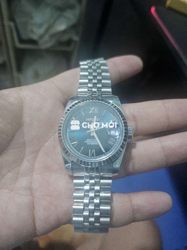 Seiko mod mặt xanh lá máy cơ