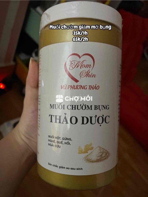 Muối chườm giảm mỡ bụng