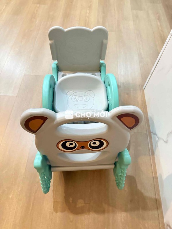 cầu trượt kiêm bập bênh new 99%
