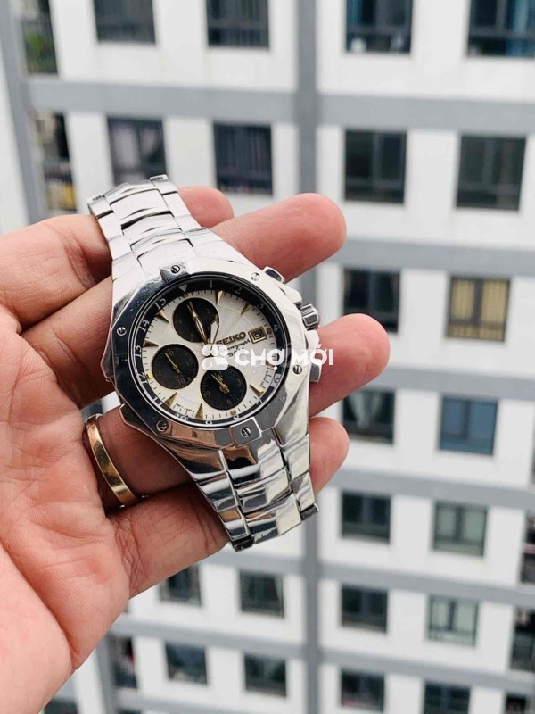 đồng hồ Seiko chronograph Nhật chính hãng zin keng