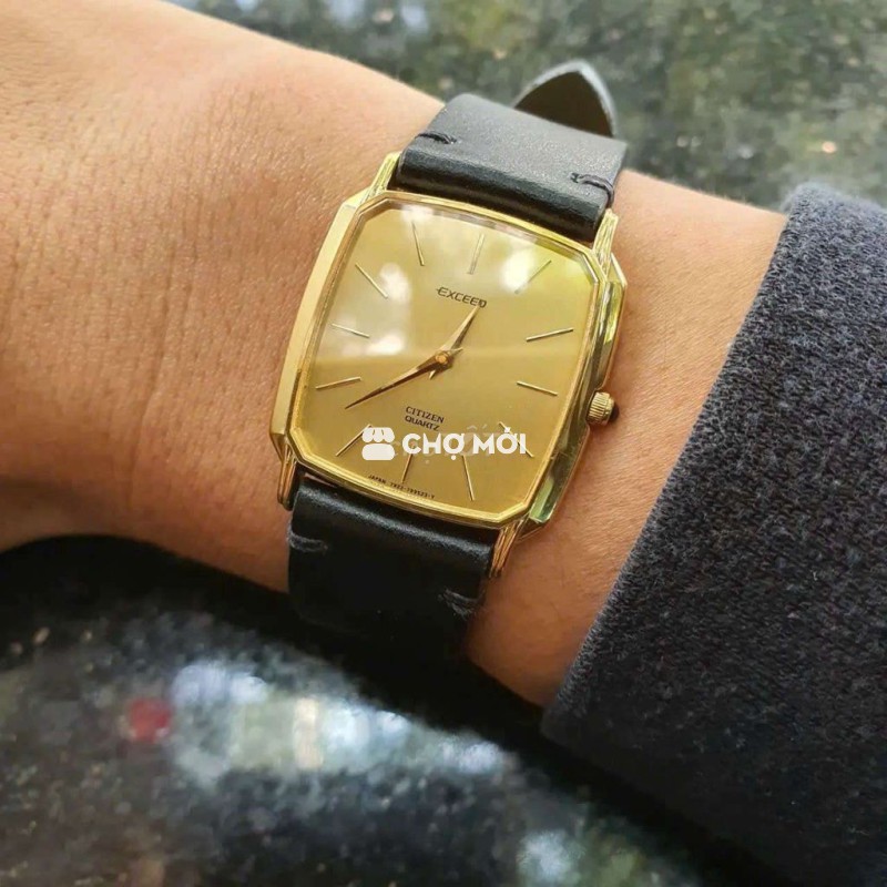 Đồng Hồ Nam Vintage Bạc Đúc bọc Vàng