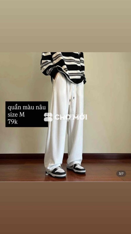 quần màu nâu giá 59k