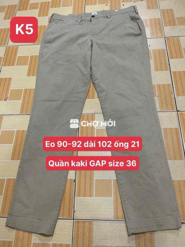 3 quần kaki size nhu hinh 120k 1c