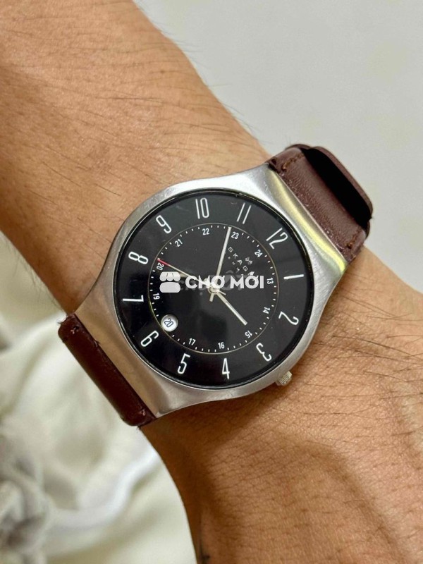 ĐỒNG HỒ NAM FULL THÉP - 37mm - Chạy pin chuẩn