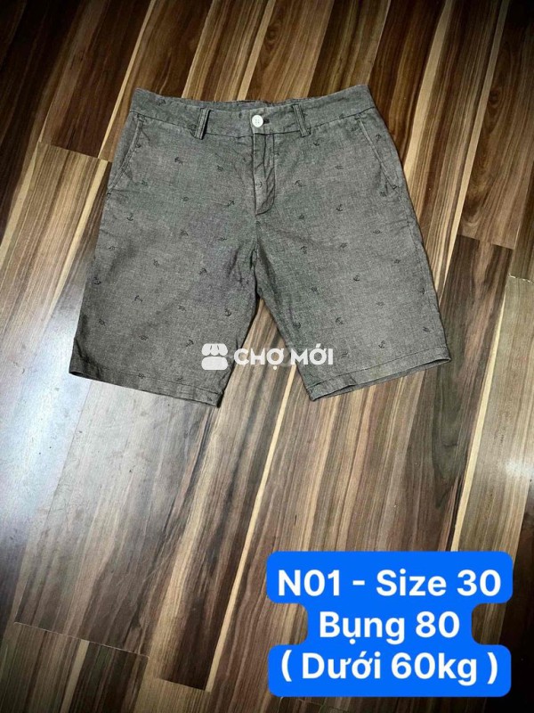 Quần ngố kaki nam thanh lý