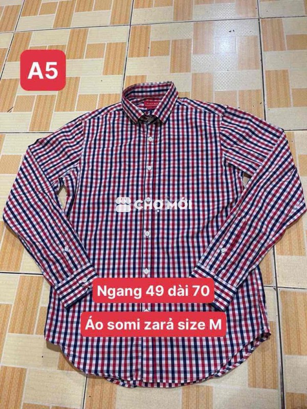 Áo somi zara size M