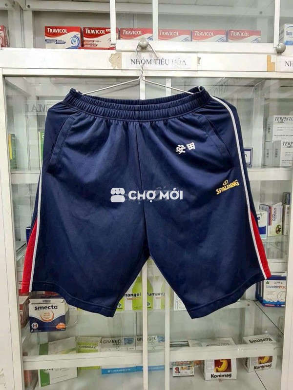 Quần shot Spalding Nhật Bản  màu xanh than