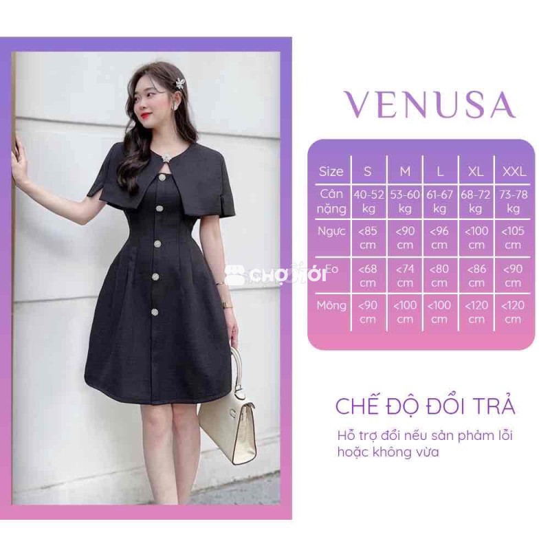Set váy đính ngọc kèm choàng sang chảnh 2XL <75kg