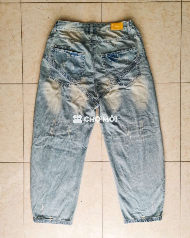 Quần Jean Baggy rách rách