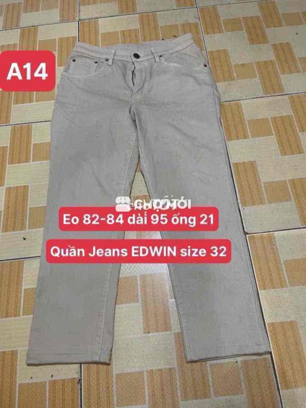 Quần Jeans EDWIN size 32