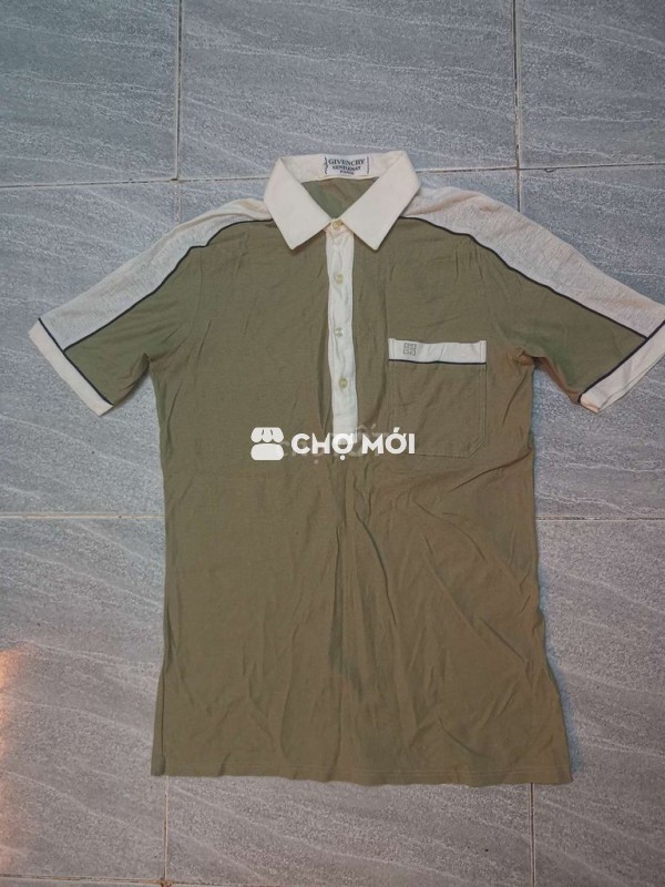 Áo polo Givenchy Paris Xanh Nhạt Vin90s form S