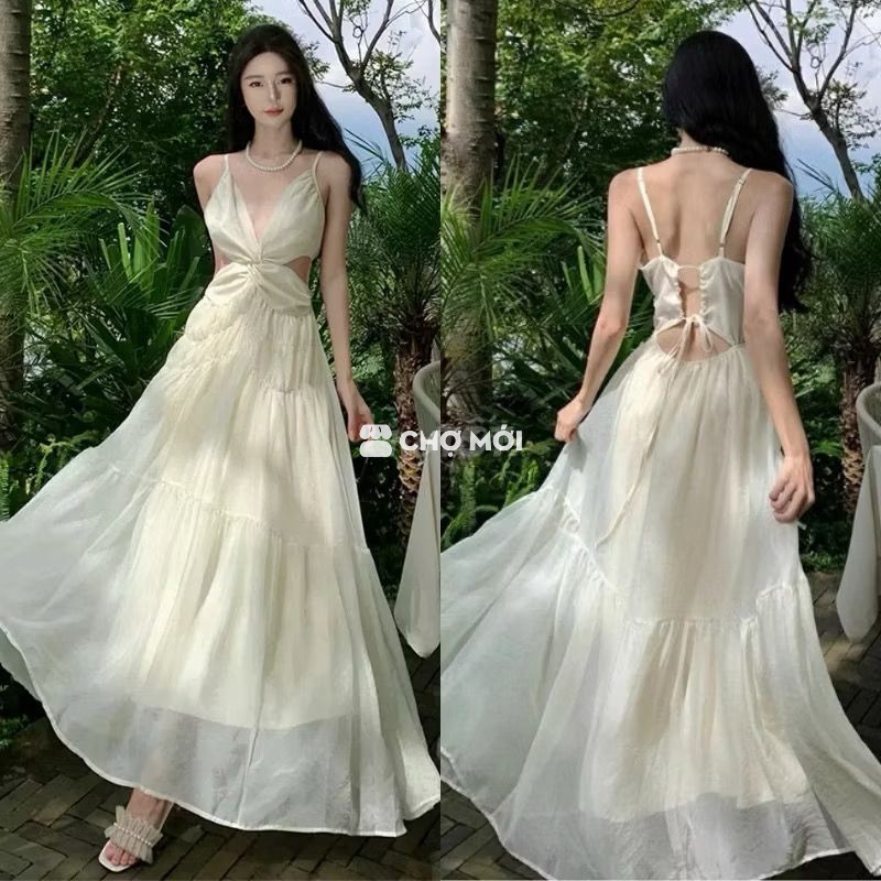 Đầm 2 giây siêu xoè bồng bềnh 2 lớp