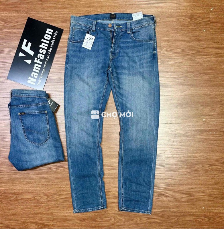 Quần jean cạp cao ống đứng xuất hàn Lee33