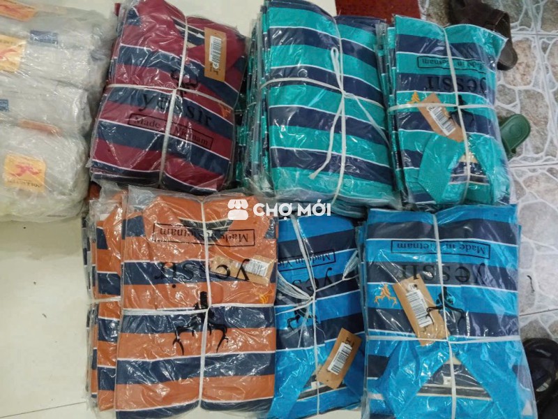 Xả lỗ lô áo Polo nam còn mới nguyên tem mác bao bì